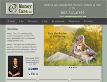 Tablet Screenshot of moneycarevt.com